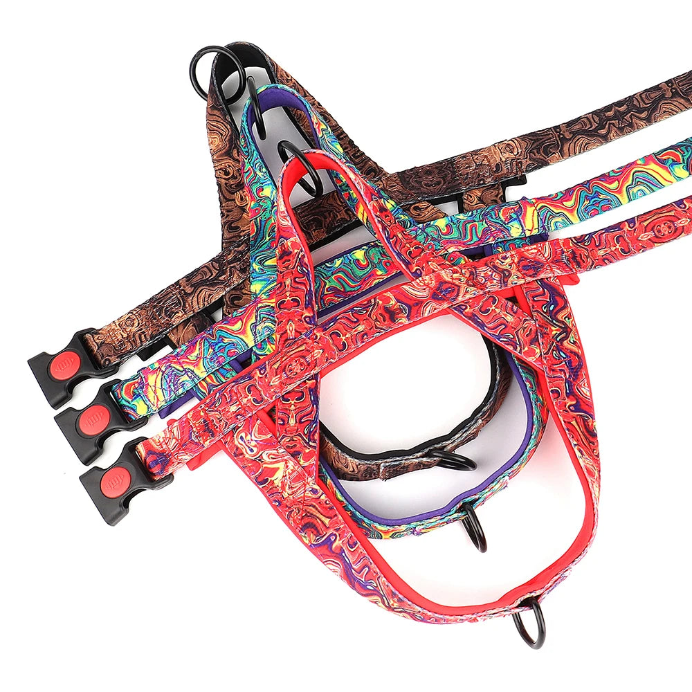 Adjustable Walk and Training Dog Harness.