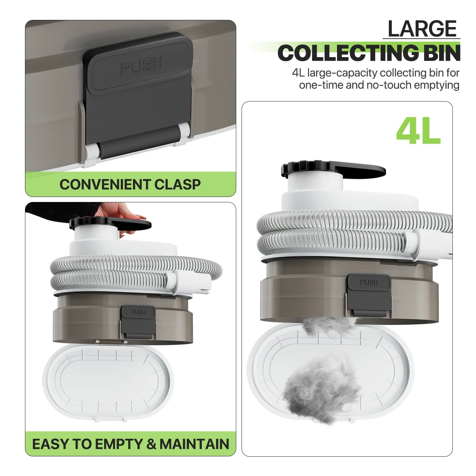 6-in-1 Pet Grooming Vacuum Kit – Professional Dog & Cat Grooming System