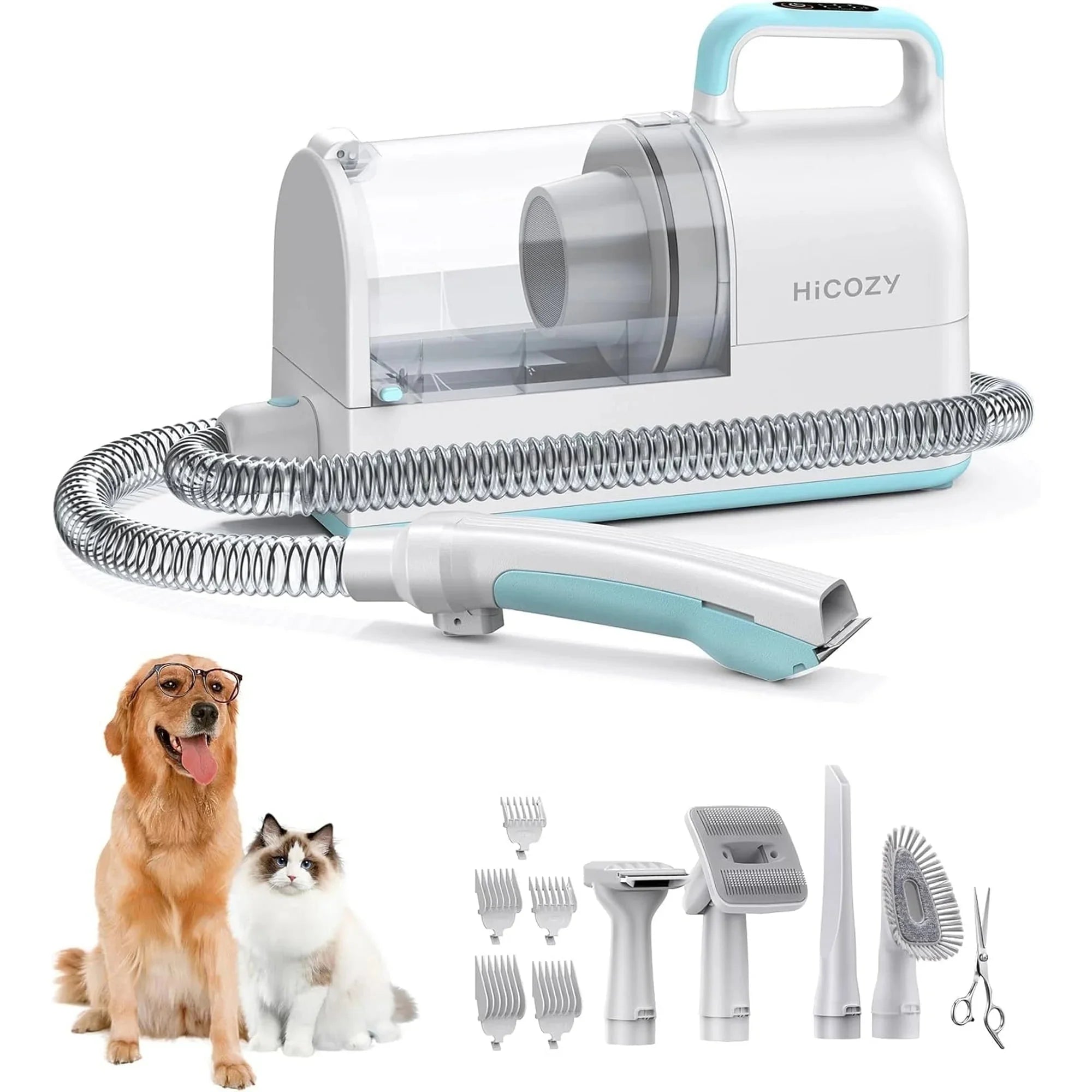 Professional Pet Grooming Vacuum Kit – Dog Clippers & Hair Removal System